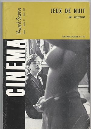 L'Avant-Scène Cinéma n° 67 (revue). Jeux de Nuit - Mai Zetterling.