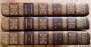 CURIOSITIES OF LITERATURE. Three volumes.