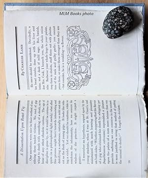 Dissertation upon roast pig other essays