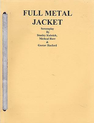 Full Metal Jacket: Screenplay - Kubrick, Stanley, Michael Herr and Gustav Hasford