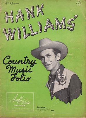 Hank Williams Country Music Folio