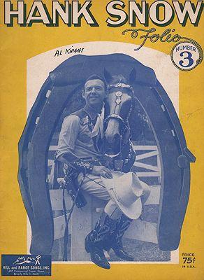 Hank Snow Folio Number 3