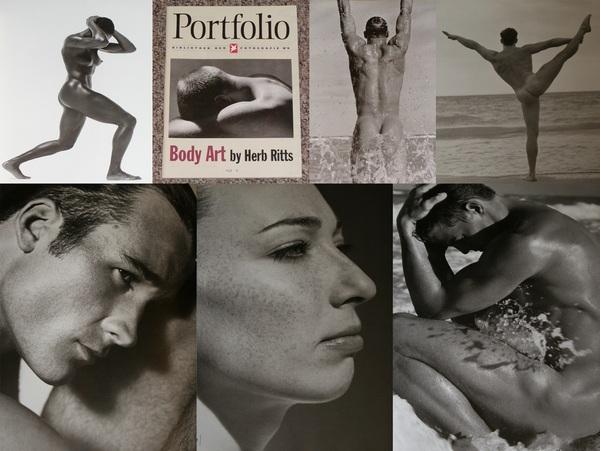HERB RITTS: "BODY ART" PORTFOLIO MAGAZINE STERN PORTFOLIO LIBRARY OF PHOTOGRAPHY - Rare Fine Copy of The First Edition/First Printing