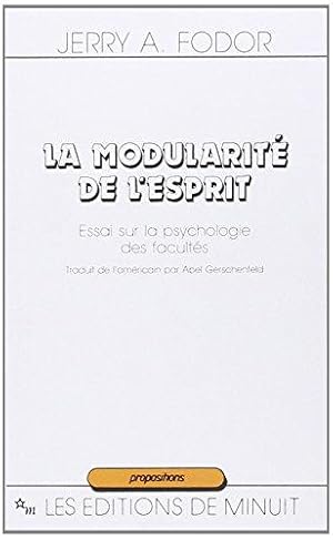 La modularité de l'esprit. Essai sur la psychologie des facultés.