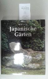 Japanische Gärten. Rechter Winkel und natürliche Form.