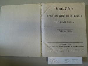 Amts-Blatt der königlichen Regierung zu Potsdam und der Stadt Berlin. Jahrgang 1831.