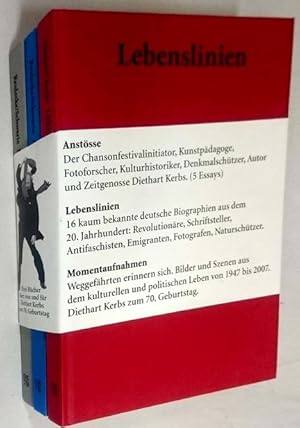 Anstösse. Lebenslinien. Momentaufnahmen. 3 Bände komplett.