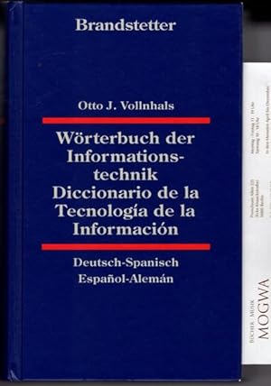 Wörterbuch der Informationstechnik / Diccionario de la Tecnología de la Información: Deutsch-Span...