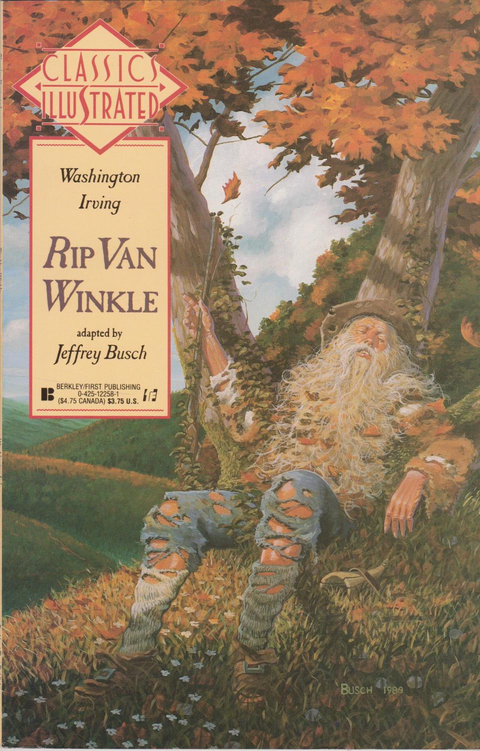 Image result for rip van winkle book cover