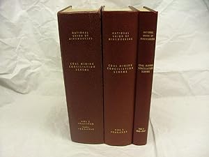 Coal Mining Conciliation Scheme 1943-1960: 3 Vol Set.