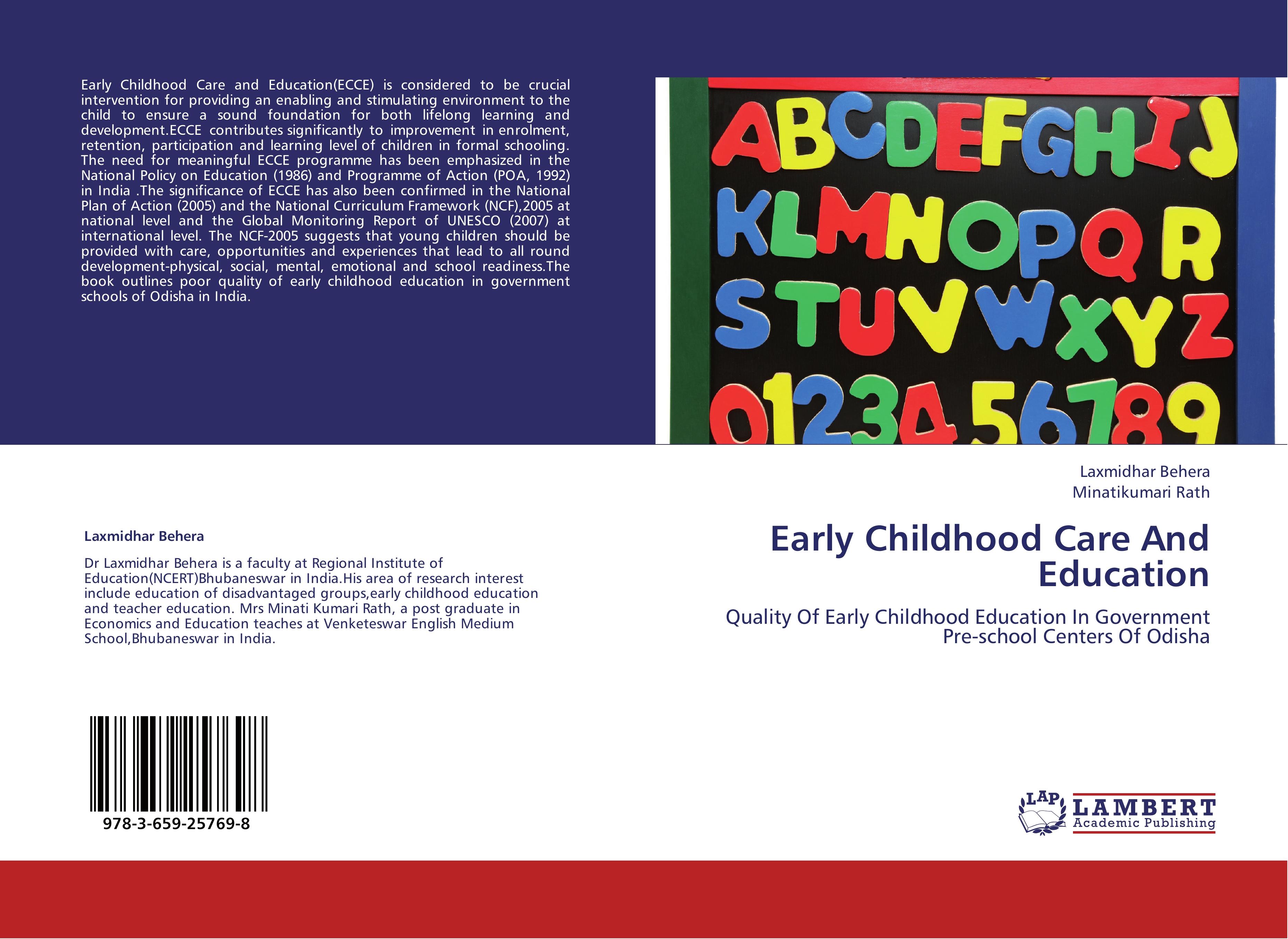 Early Childhood Care And Education - Behera, Laxmidhar|Rath, Minatikumari