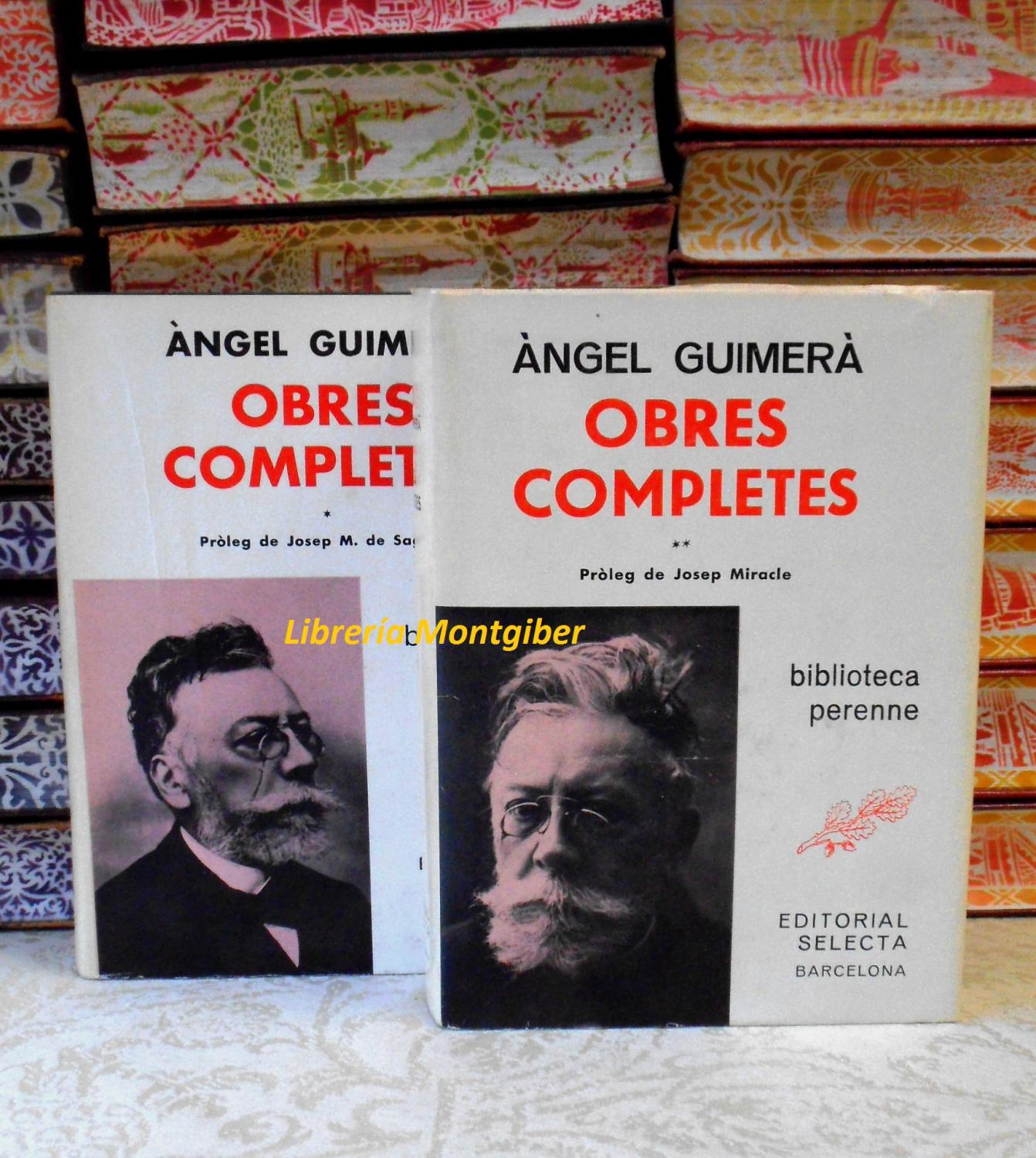 OBRES COMPLETES . 2 Vols. - Guimerá , Angel
