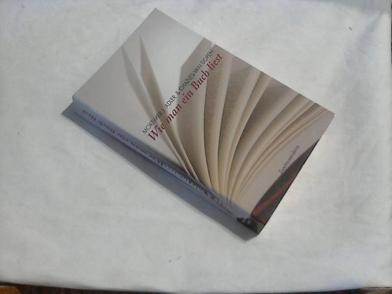 Wie man ein Buch liest von Adler ZVAB