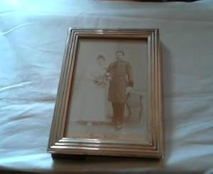Eine alte Photographie, Hochzeitsphoto in einem Sterling Silber Rahmen