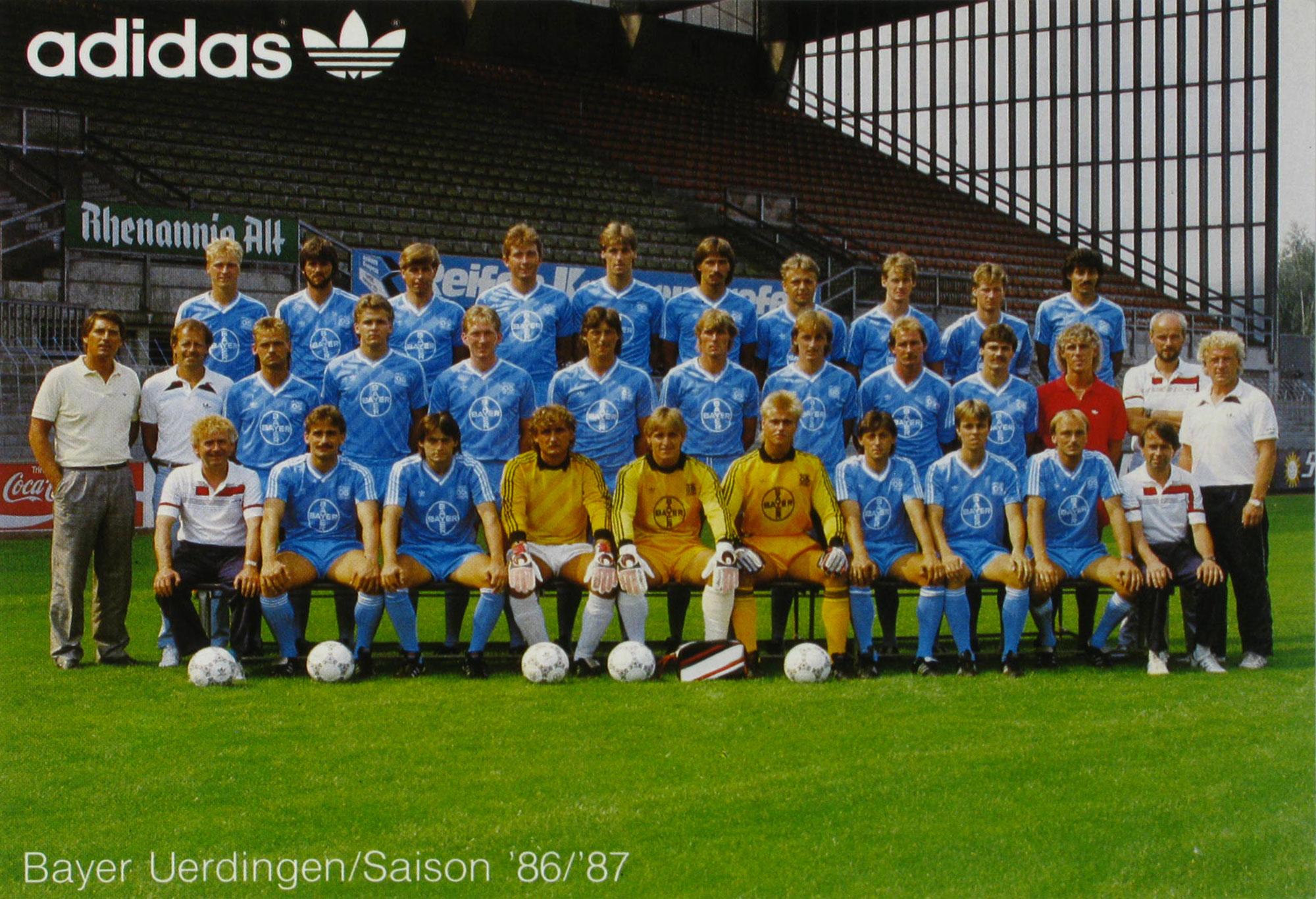 Mannschaftsbild Saison 86/87