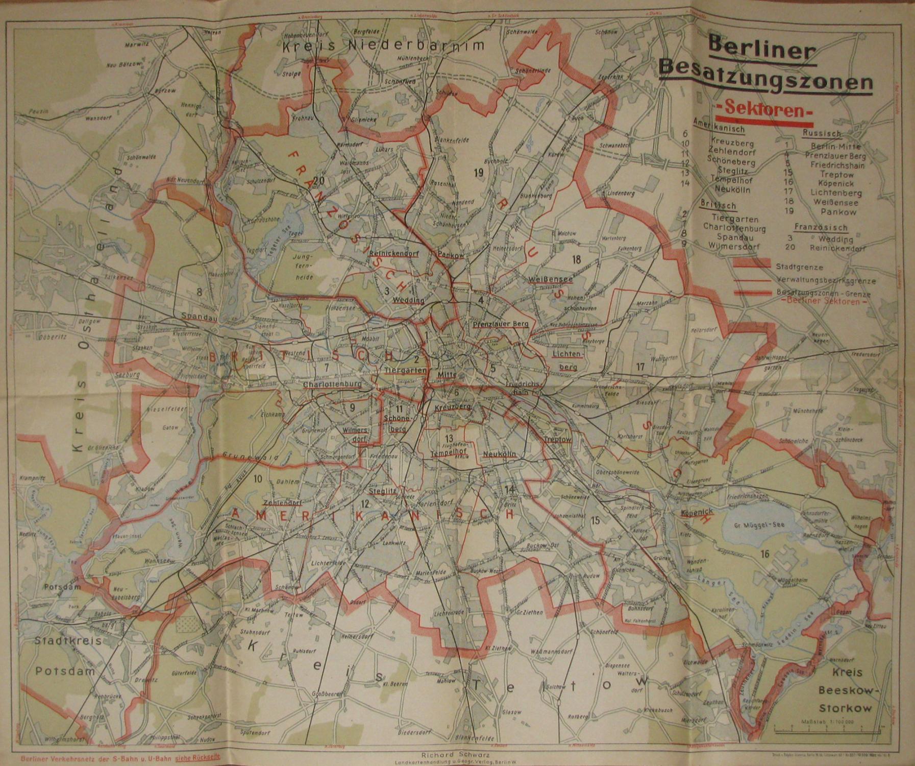 karte der besatzungszonen - ZVAB