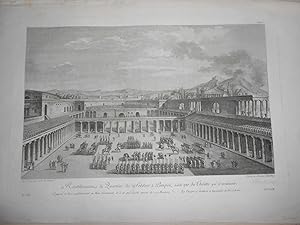 Retablissement du Quartier des soldats a Pompeii, ainsi que du Theatre qui le terminoit