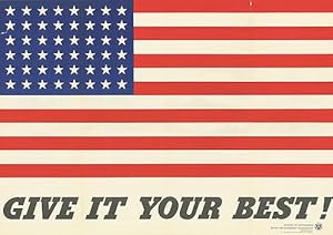 War Bond - Give it your best! - Authentic Original 40" x 28" Folded Movie Poster