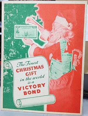War Bond - The finest Christmas gift in the world - Authentic Original 9" x 12" Movie Poster