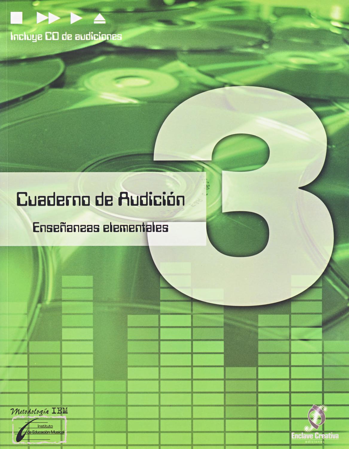 ENCLAVE - Cuaderno de Audicion 3º (Grado Elemental) (Inc.CD) (Lopez/Cañada/Molina) - ENCLAVE