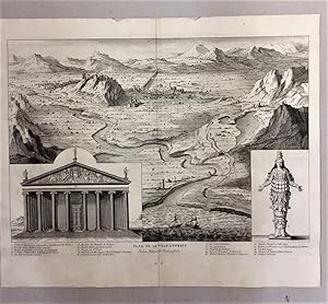 PLAN DE VILLE D' EPHESE. (Plan of Ephesus)