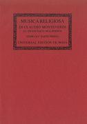 Musica Religiosa II : For 1, 2, 34, 5 Or 7 Voices / edited by Gian Francesco Malipiero. - Monteverdi, Claudio,