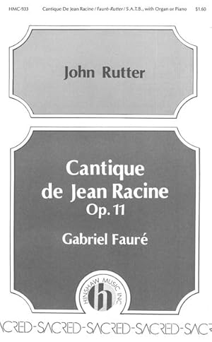 Cantique Jean Racine Abebooks
