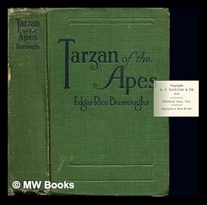 Photo of page Burroughs TARZAN OF THE APES manuscript