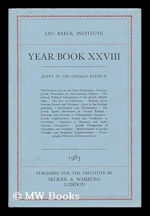 Year Book XXVI : 1983 : Publications of the Leo Baeck Institute