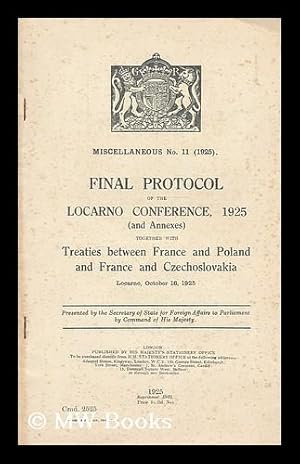 Quels sont les accords de locarno