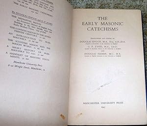 early masonic catechisms