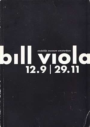 Bill Viola, 12.9-29.11 Stedelijk Museum Amsterdam