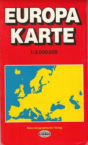 Europa Karte 1:5.000.000