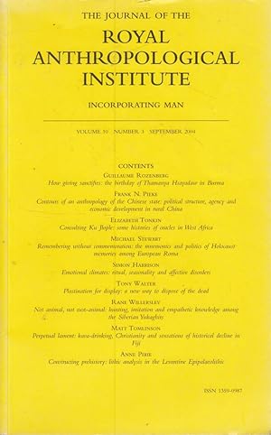 Journal of the Royal Anthropological Institute Vol. 10 No. 3 Sept 2004