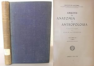 Arquivo De Anatomia E Antropologia Volume VI 1920