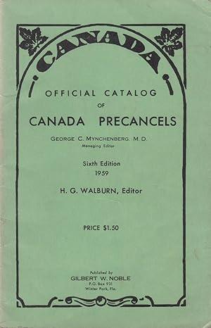 Official Catalog of Canada Precancels