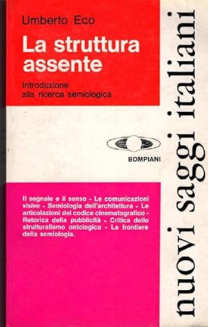 La struttura assente. Introduzione alla ricerca semiologica.