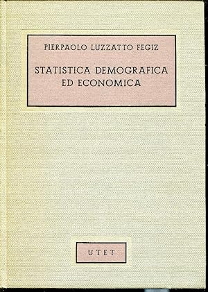 Statistica demografica ed economica. Quarta edizione.