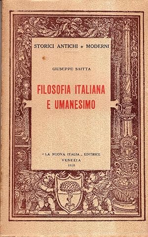 Filosofia italiana e Umanesimo.