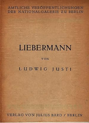 Max Liebermann. Bemerkungen zu den Gemälden Liebermanns in der national-Galerie.
