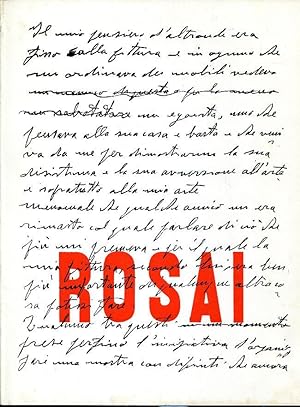 I rosai della galleria Santacroce. Scritti di Alfonso Gatto e Pier Carlo Santini.