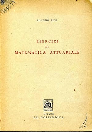 Esercizi di matematica attuariale