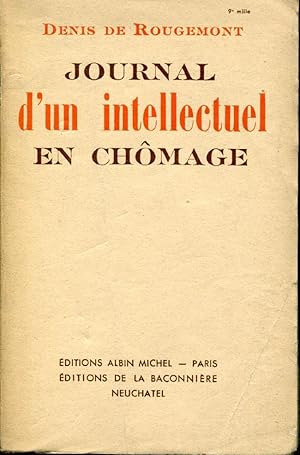 Journal d'un intellectuel en chômage