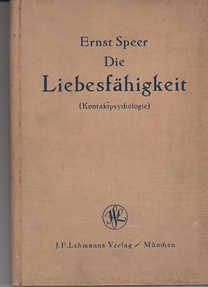 Die Liebesfähigkeit (Kontaktpsychologie).