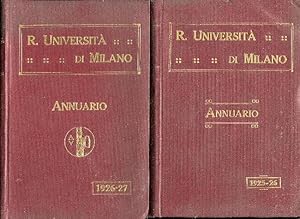 Annuario. Anno Accademico 1925-1926 1926-1927.