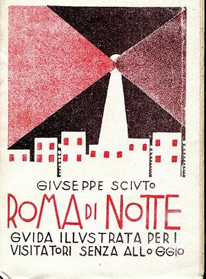 Roma di notte. Guida illustrata per i visitatori senza alloggio. Copertina di Bandinelli.