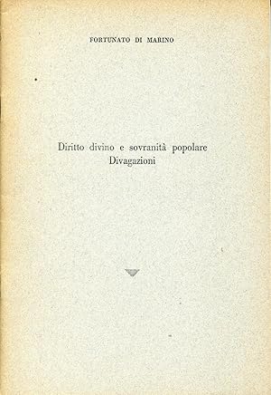 Diritto divino e sovranità popolare. Divagazioni