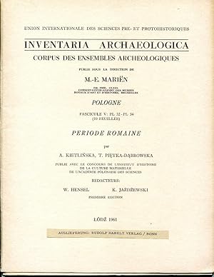 Inventaria archaeologica. Corpus des enselmbles archeologiques. Fascicule IV e V