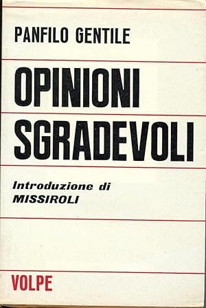 Opinioni sgradevoli