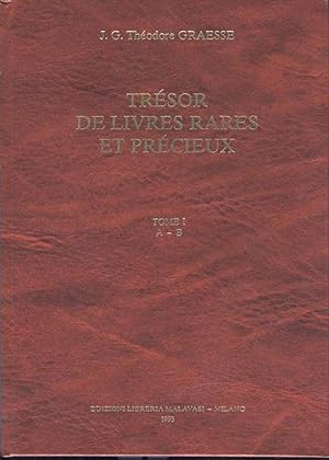 Trésor de Livres rares et précieux. Volumi 7 + 1 supplemento (volume VI in due Parti).